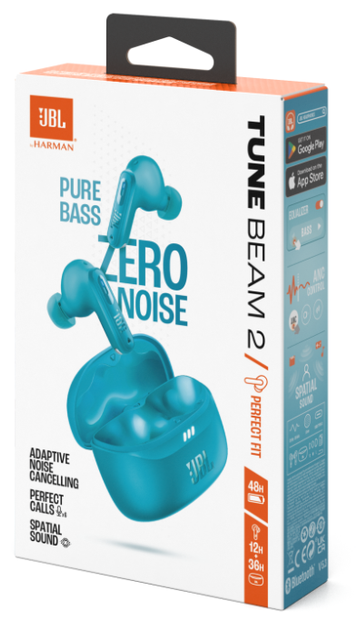 Гарнитура JBL TUNE BEAM 2 Turquoise (JBLTBEAM2TQE) (7065581) - изображение 11