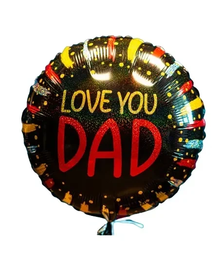 Фольгированный шар Love you Dad 18" 45 см 21195 - Фото 2 Фольгированный шар Love you Dad 18" 45 см 21195 - изображение 2