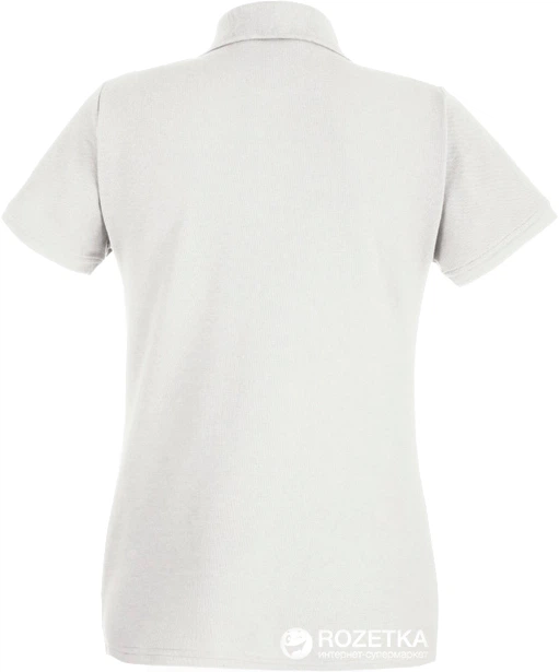 Поло женское Fruit of the loom Premium Lady-Fit 063030030 L Белое (5000000001347) - Фото 2 Поло женское Fruit of the loom Premium Lady-Fit 063030030 L Белое (5000000001347) - изображение 2
