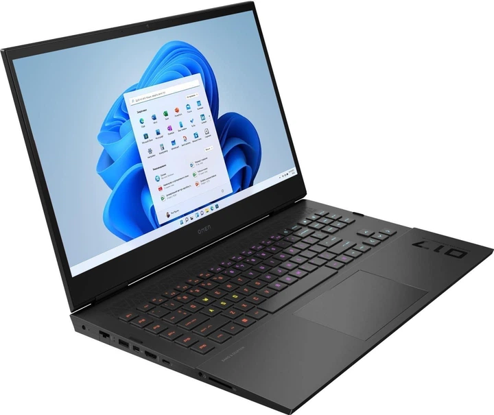 Ноутбук HP 17 OMEN 17-ck2010ua 17.3" QHD IPS AG, Intel i7-13700HX, 32GB, F2048GB, NVD4080-12, DOS, чорний (826P5EA) - изображение 5