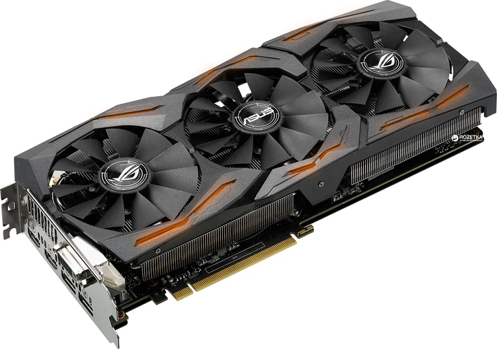 Видеокарта Asus PCI-Ex GeForce GTX 1060 ROG Strix 6GB GDDR5