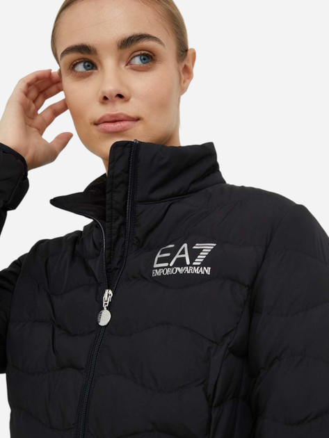 Куртка демісезонна коротка жіноча EA7 ea78ntb21tnf8z1200 XS Чорна (8054804703089) - зображення 5