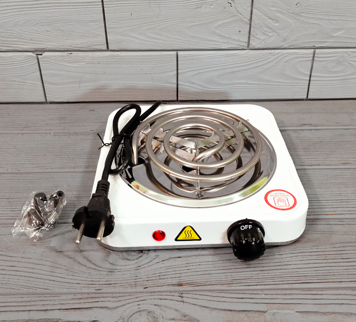 Електрична плита Hot Plate одноконфоркова переносна (JX-1010B) - зображення 2