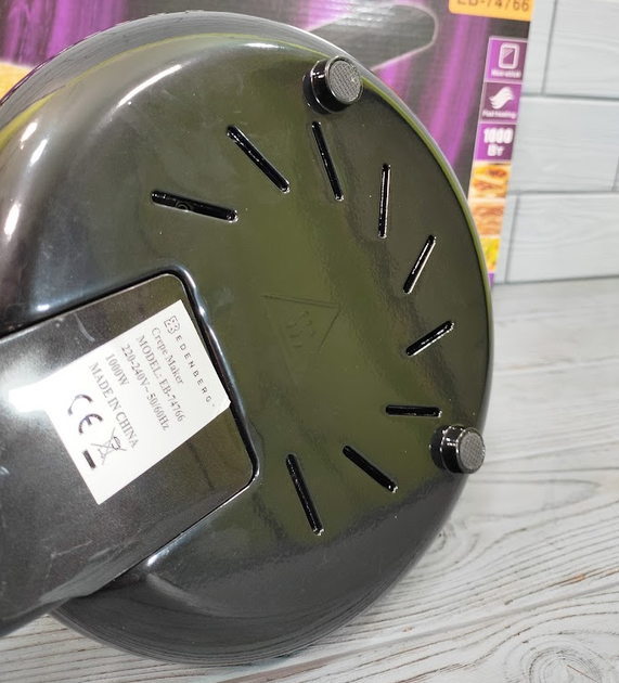 Блинница Edenberg 1000 Вт электрическая погружная 22 см (EB-74766) - изображение 6