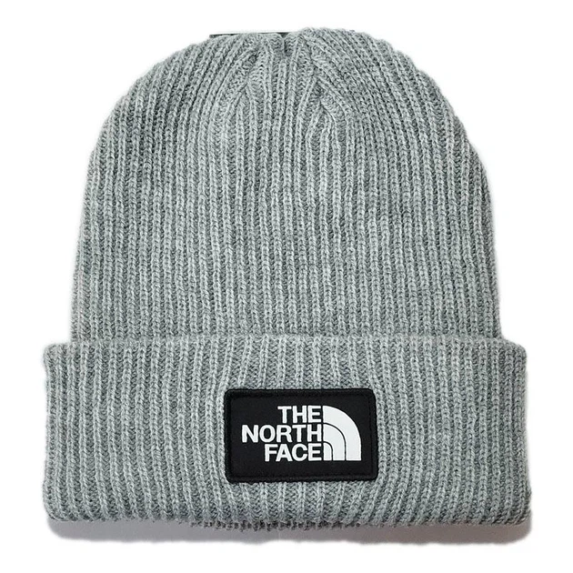 Шапка The North Face TNF light grey one size цвет светло