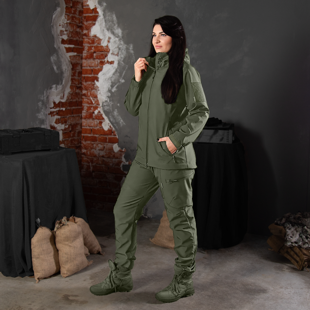 Штани Pani SoftShell Олива (8485), M - изображение 2