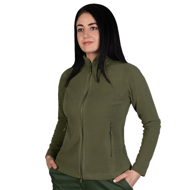 Флісова кофта Pani Meadow 100 Олива 8576, XL - зображення 1