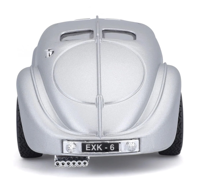 Metalowy model samochodu BBurago Bugatti Atlantic 1936 1:24 srebrny (4893993220922) - obraz 8