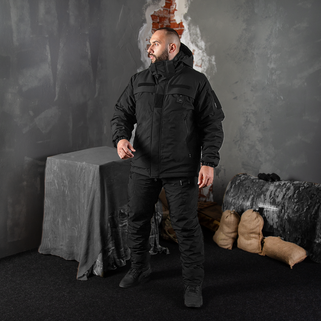 Зимові штани Patrol RainWall Чорні (8337), 4XL - зображення 2