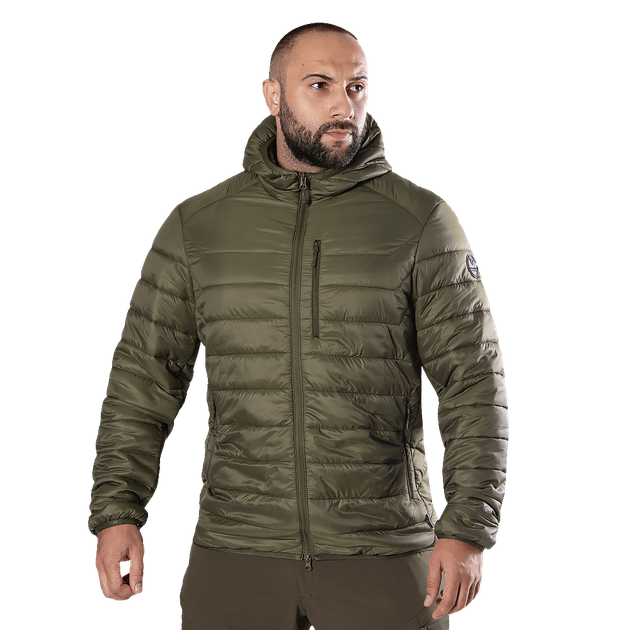 Легкий Пуховик Storm Hood 2.0 Олива (8393), 3XL - изображение 1