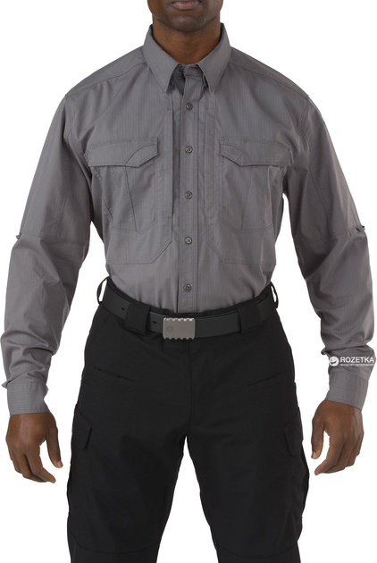 Рубашка тактическая 5.11 Tactical Stryke Long Sleeve Shirt 72399 L Storm (2000980374113) - изображение 1