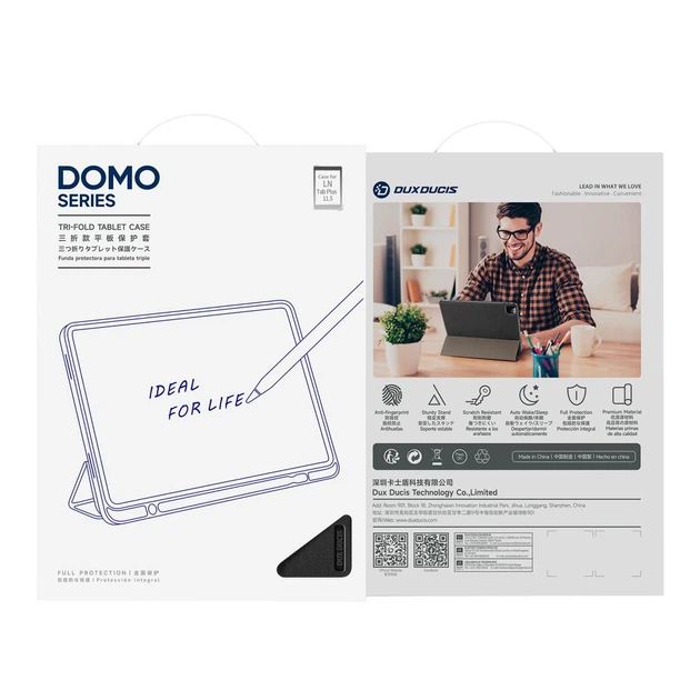 Чохол Dux Ducis Domo для Lenovo Tab Plus 11.5" Колір Blue - Фото 2 Чохол Dux Ducis Domo для Lenovo Tab Plus 11.5" Колір Blue - изображение 2