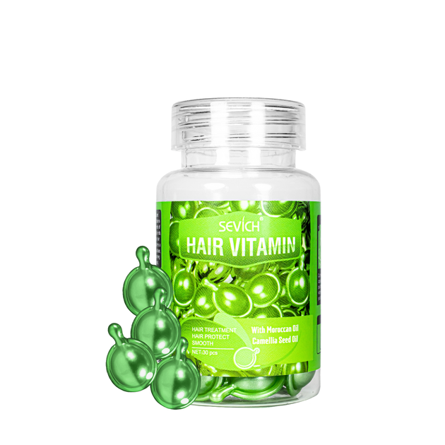 Вітаміни для волосся Сяйво кольору Sevich Hair Vitamin With Morocan Oil & Camellia Oil, 30 шт. - Фото 1 Вітаміни для волосся Сяйво кольору Sevich Hair Vitamin With Morocan Oil & Camellia Oil, 30 шт. - зображення 1