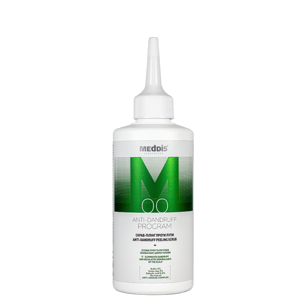 Скраб-пилинг против перхоти Meddis Anti Dandruff Peeling Scrub 200 мл - Фото 3 Скраб-пилинг против перхоти Meddis Anti Dandruff Peeling Scrub 200 мл - изображение 3