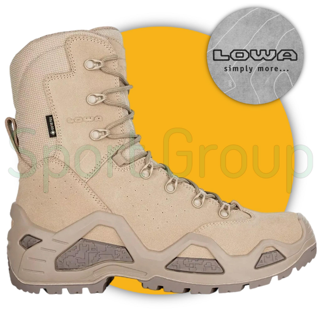 Высокие тактические ботинки Lowa Desert Z8S HI GTX TF (бежевый) UK 13/EU 48.5 - изображение 1