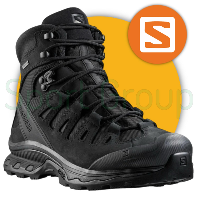 Ботинки тактические Salomon Quest 4D GTX Forces 2 Black (Черный) UK 12/EU 47 - изображение 1