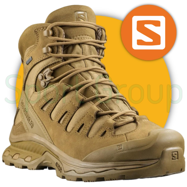 Черевики тактичні Salomon Quest 4D GTX Forces 2 Coyote Brown (Койот) UK 6.5/EU 40 - зображення 1