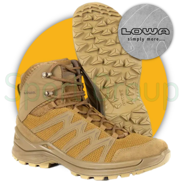 Черевики тактичні Lowa innox pro gtx mid tf coyote (койот) UK 11.5/EU 46.5 - зображення 1