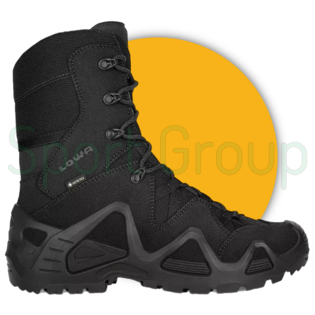 Високі тактичні черевики Lowa zephyr hi gtx tf black (чорний) UK 14.5/EU 50.5 - зображення 2