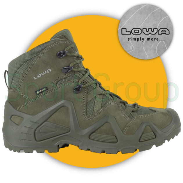 Черевики тактичні Lowa Zephyr GTX mid TF Ranger green (Темно-зеленый) UK 8.5/EU 42.5 - зображення 1