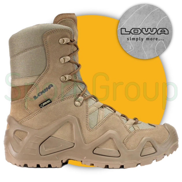 Високі тактичні черевики Lowa zephyr hi gtx tf Coyote (койот) UK 5/EU 38 - зображення 1