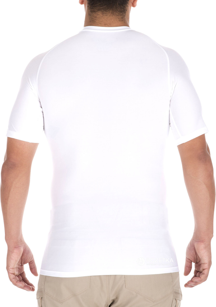 Футболка тактична 5.11 Tactical Tight Crew Short Sleeve Shirt 40005 2XL White (2211908025011) - зображення 2