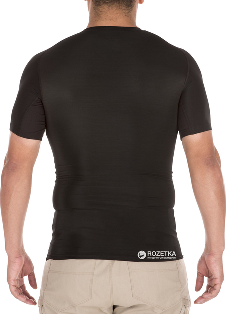 Футболка тактическая 5.11 Tactical Tight Crew Short Sleeve Shirt 40005 XL Black (2000000146737) - изображение 2