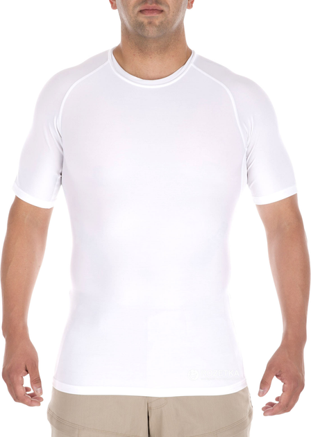 Футболка тактична 5.11 Tactical Tight Crew Short Sleeve Shirt 40005 M White (2000000146652) - зображення 1