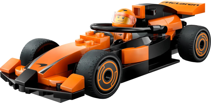 Zestaw klocków LEGO City F1 Kierowca i bolid McLaren 86 elementów (60442) - obraz 2