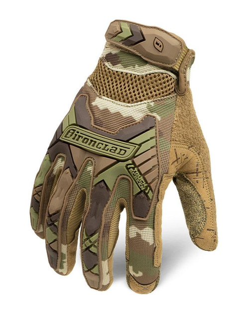 Перчатки Ironclad Tactical Impact camo тактические M - изображение 1