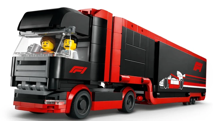 Конструктор LEGO City F1 Фургон с болидами RB20 и AMR24 F1 1086 элементов (60445) - изображение 3