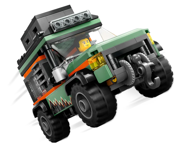 Zestaw klocków LEGO City Górska ciężarówka terenowa 4 x 4 221 element (60447) - obraz 2