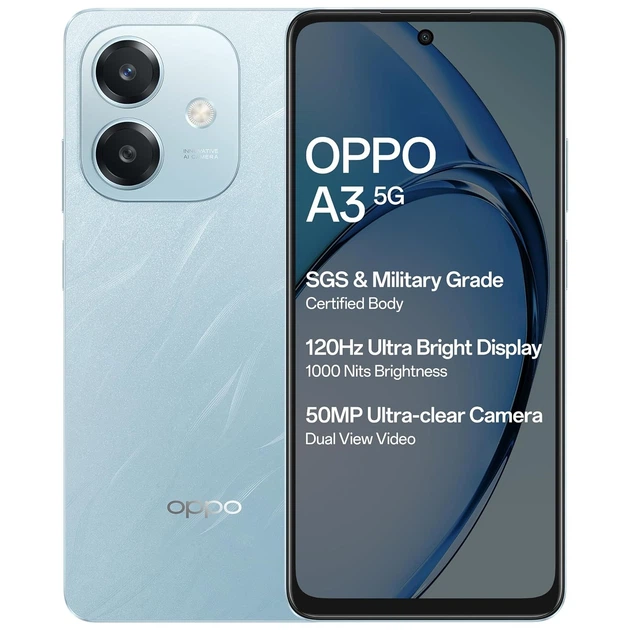 Смартфон Oppo A3x 4/128GB Ocean Blue – фото, відгуки