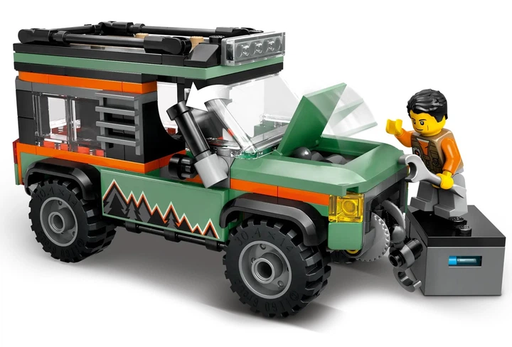 Конструктор LEGO City Горный внедорожник 4 x 4 221 элемент (60447) - изображение 4