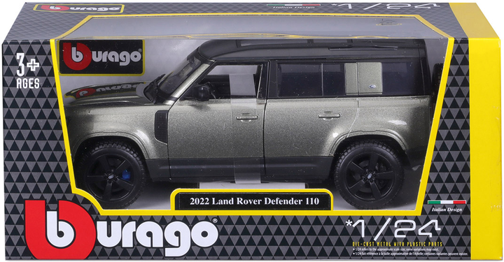 Automodel Bburago Land Rover Defender 110 2022 1:24 (4893993211012) - obraz 1