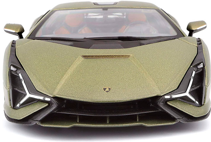 Automodel Bburago Lamborghini Sian FKP 37 1:18 Zielony (4893993110469) - obraz 8