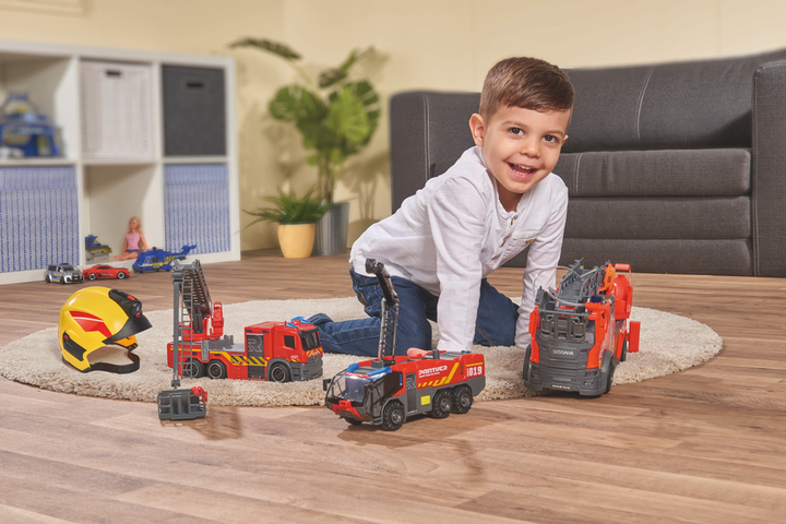 Samochód strażacki lotniska Dickie Toys Panther z efektami dźwiękowymi i świetlnymi (4006333066870) - obraz 12