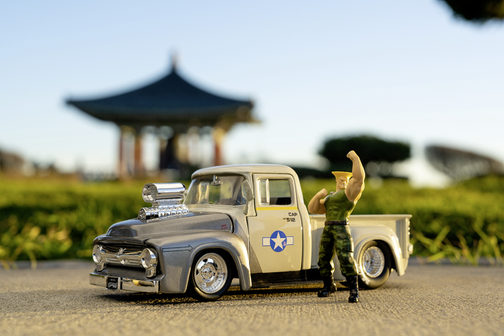 Samochód metalowy Jada "Street Fighter" Ford Pickup z figurką Guile 1:24 (4006333084591) - obraz 14