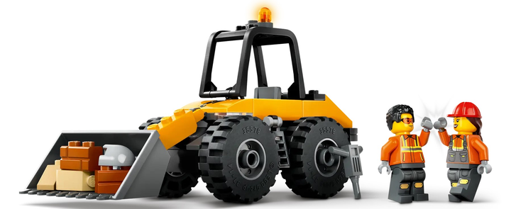 Конструктор LEGO City Жовтий навантажувач 81 елемент (60450) - зображення 4