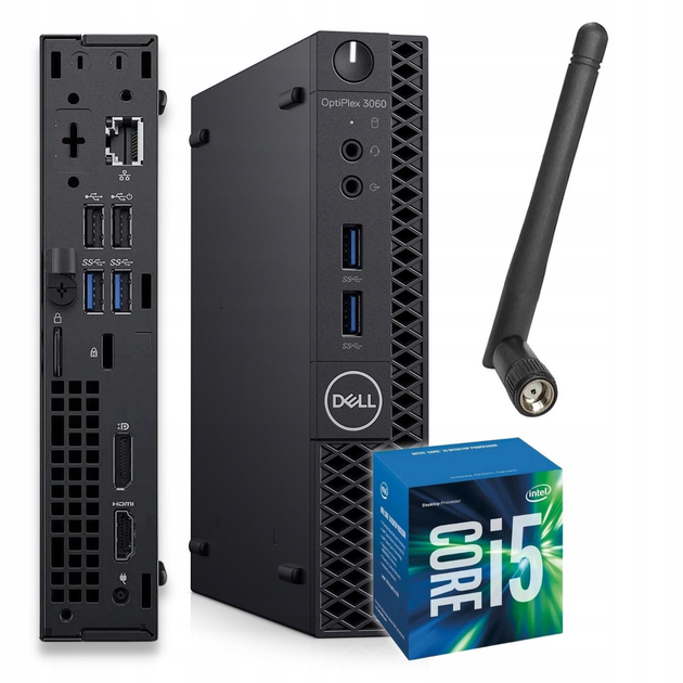 Windowsデスクトップ DELL Optiplex 3060 Micro i5-8500T 256 GB Неттоп Dell OptiPlex 3060 micro, i5-8500T (6 ядер), 16GB