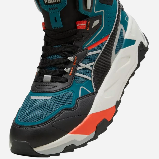 Жіночі черевики високі Puma Trinity Mid Hybrid 392327-05 37 (4UK) Бірюзові (4067979619127) - зображення 6