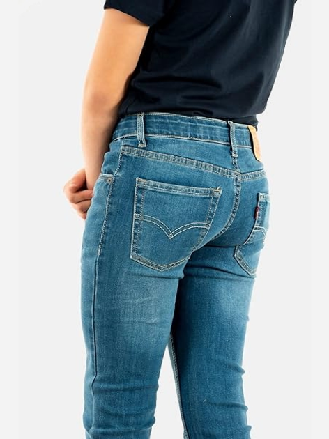 Підліткові джинси для хлопчика Levi's Lvb-510 Skinny Fit Everyday Performance Jeans 9EC758-M8R 146-152 см Сині (3665115329780) - зображення 4