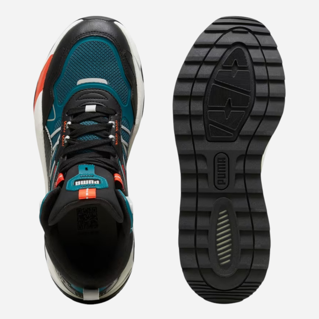 Чоловічі черевики високі Puma Trinity Mid Hybrid 392327-05 40.5 (7UK) Бірюзові (4067979619233) - зображення 5