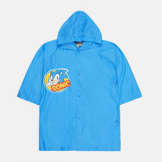Детский плащ-дождевик для мальчика Disney Sonic C 52 28 013 116-122 см Синий (5904009147741) 