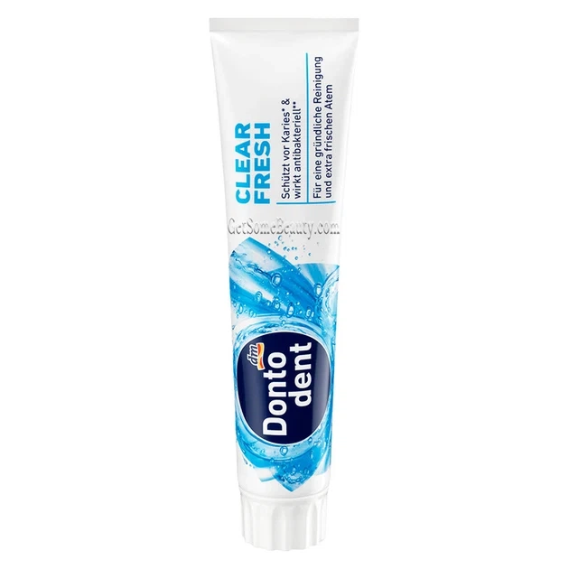 Зубная паста Dontodent Clear Fresh, 125 мл - Фото 1 Зубная паста Dontodent Clear Fresh, 125 мл - изображение 1