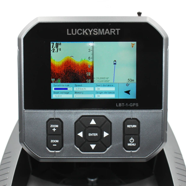 Бездротовий ехолот для кораблика Lucky LBT-1-GPS, кут огляду 90°, глибина 60 м - Фото 3 Бездротовий ехолот для кораблика Lucky LBT-1-GPS, кут огляду 90°, глибина 60 м - зображення 3