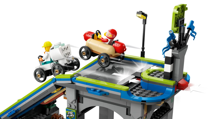 Конструктор LEGO City Без меж: трек з рампою для перегонів 436 елементів (60460) - зображення 5
