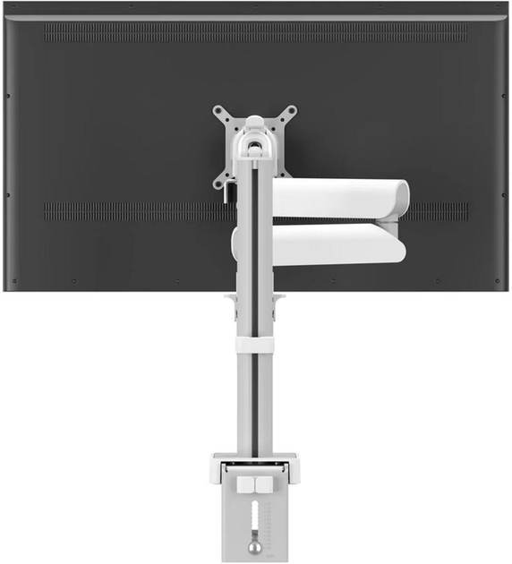 Uchwyt biurkowy do monitora Vogels Momo 2137 10-43" White (7121371) - obraz 2