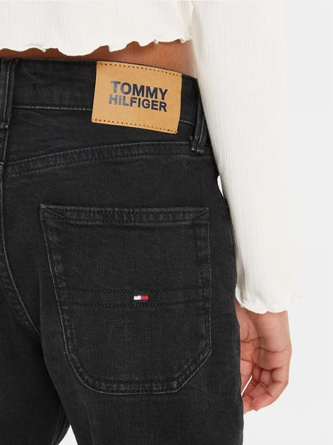 Jeansy regular fit młodzieżowe chłopięce Tommy Hilfiger KB0KB08274-1B0 172 cm Czarne (8720644021569) - obraz 3