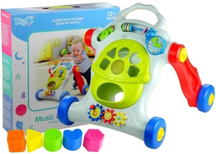 Chodzik-pchacz LEAN Toys Sound Light 3608 (1818911153352) - obraz 4